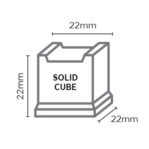 Bromic Dimensions Solid Cube