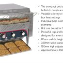 Anvil CTK0002 Conveyor Toaster 3 Slice - Image 2
