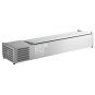 FED-X Salad Bench with Stainless Steel Lid - XVRX1500/380S 4 FED-X Salad Bench with Stainless Steel Lid - XVRX1500/380S - Image 4