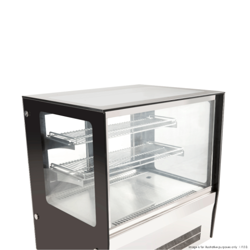 Bonvue counter top square glass cold food display - GN-660RT - Image 5
