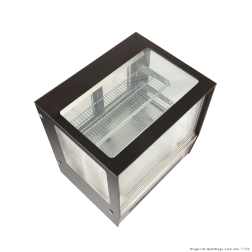 Bonvue counter top square glass cold food display - GN-660RT - Image 4