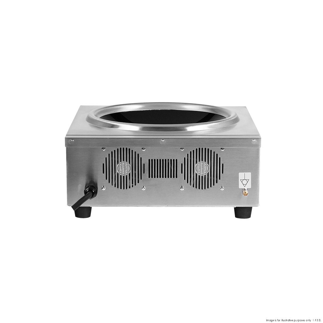Benchstar Ceramic Induction Wok w/ Stainless Steel Body IW500 9 Benchstar Ceramic Induction Wok w/ Stainless Steel Body IW500 - Image 9