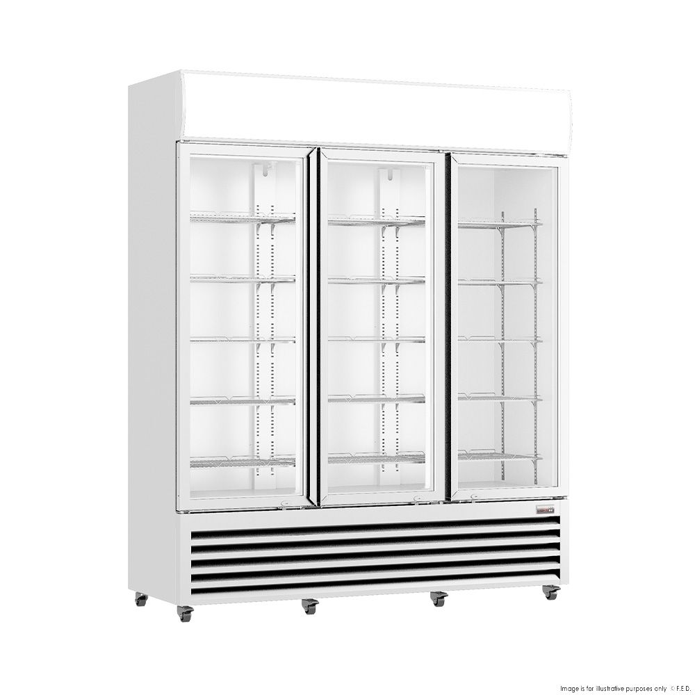 Thermaster Three Glass Door Colourbond Upright Drink Fridge LG-1203P 1 Thermaster Three Glass Door Colourbond Upright Drink Fridge LG-1203P