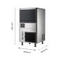 Blizzard Underbench Granular Ice Maker 60Kg - SN-068F 2 Blizzard Underbench Granular Ice Maker 60Kg - SN-068F - Image 2