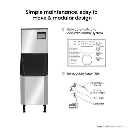 Blizzard SN-145C Professional Ice Maker - Image 6