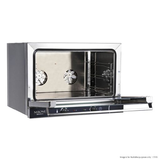 tde 3b tecnodom by fhe 3x600x400mm tray convection oven open