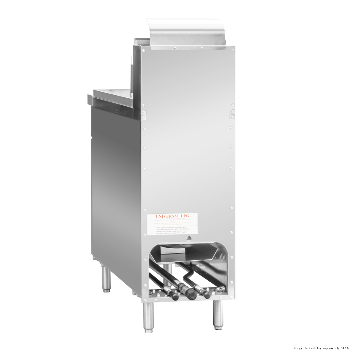 Gasmax PC150-6 V Pan Gas 6 Baskets Pasta And Noodle Cooker 4 Gasmax PC150-6 V Pan Gas 6 Baskets Pasta And Noodle Cooker - Image 4
