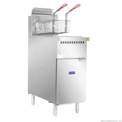 VP122 V Pan Natural Gas Deep Fryer