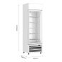 Thermaster LG-370P Single Glass Door Colourbond Upright Fridge 370L 2 Thermaster LG-370P Single Glass Door Colourbond Upright Fridge 370L - Image 2