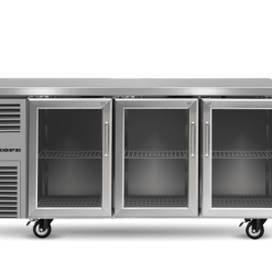 SKOPE  Reflex RF7.UBR.3.GD 3 Glass Door Underbench Food Storage Fridge