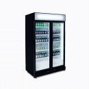 Bromic GM0900LBECO Upright Display Fridge 885L 2 Doors Flat Glass Black - Image 2