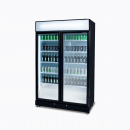 Bromic GM0900LBECO Upright Display Fridge 885L 2 Doors Flat Glass Black - Image 3
