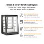 Bonvue CTA-246 Chilled Angled Counter-Top Food Display 3 Bonvue CTA-246 Chilled Angled Counter-Top Food Display - Image 3