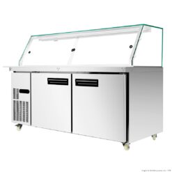 Home 6 Thermaster Cold Salad & Noodle Bar 5x1/1 GN Pans - PG180FA-XG