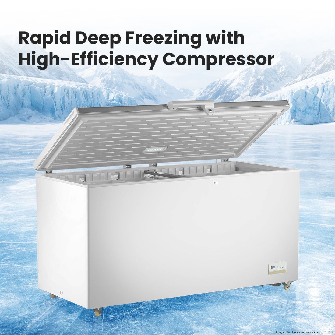 Thermaster 520L Chest Freezer with Stainless Steel Lid - BD520F 4 Thermaster 520L Chest Freezer with Stainless Steel Lid - BD520F - Image 4