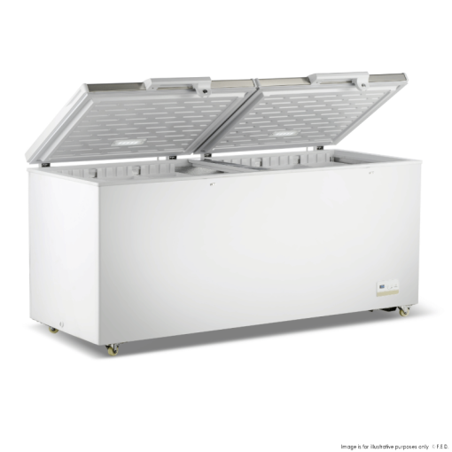 Thermaster BD750F Chest Freezer with Split Stainless Steel Lid 750L - Image 2