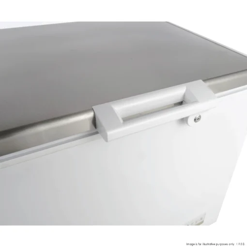 Thermaster BD600F Chest Freezer with Split Stainless Steel Lid - Image 4