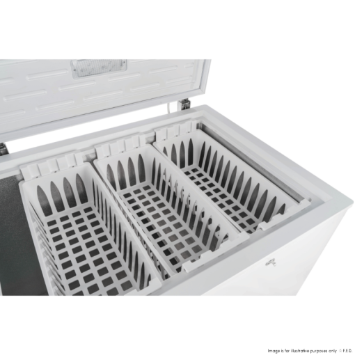 Thermaster BD600F Chest Freezer with Split Stainless Steel Lid - Image 3