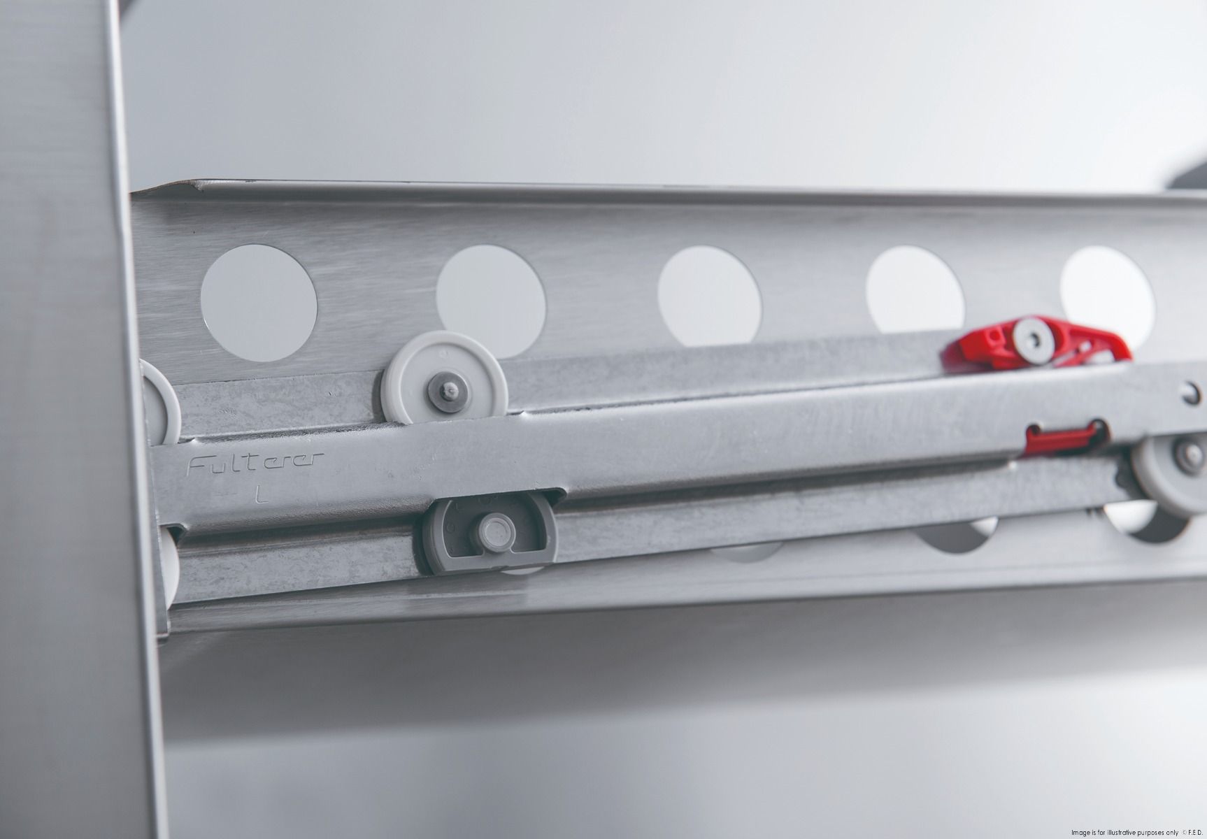 FED-X Six Drawer Salad Prep Fridge XGNS1300D-6D 4 FED-X Six Drawer Salad Prep Fridge XGNS1300D-6D - Image 4