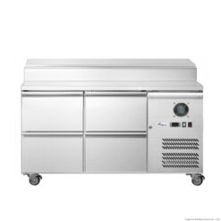 FED-X S/S Four Drawer Sandwich Counter - XSS7C13S2V-4D