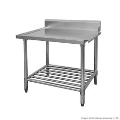 Stainless Steel Dishwasher Bench Right Outlet