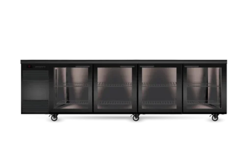 SKOPE SL.4.GSW BackBar 4 Glass Swing Door SlimLine Fridge