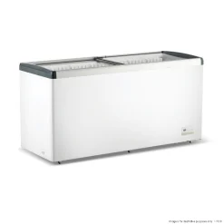 Thermaster WD516G Chest Freezer with Flat Glass Sliding Lids 516L