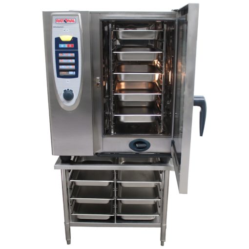 Used Rational Electric 10 Tray Combi Oven Self Cooking Center - Image 5