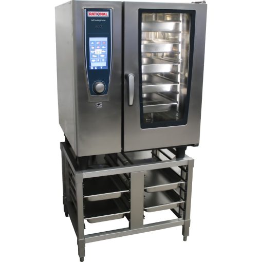 Used Rational Electric 10 Tray Combi Oven Self Cooking Center - Image 2