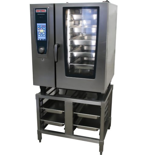 Used Rational Electric 10 Tray Combi Oven Self Cooking Center - Image 3