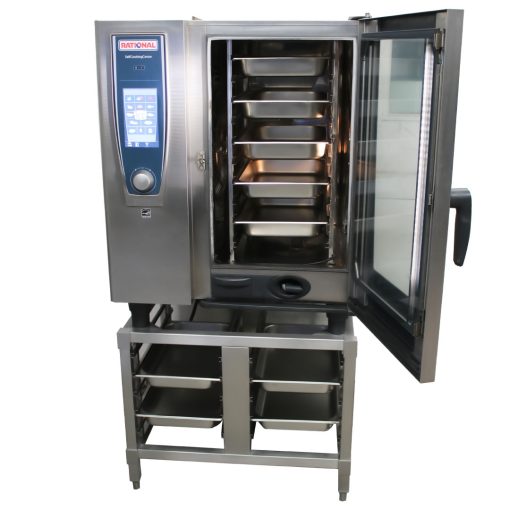 Used Rational Electric 10 Tray Combi Oven Self Cooking Center - Image 4