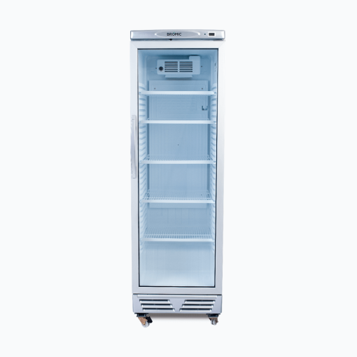Bromic GM0374-NR Upright Display Fridge - 372L - 1 Door - Flat Glass