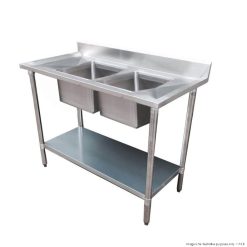 Modular System Double Sink Bench Centre - 1200-7-DSBC
