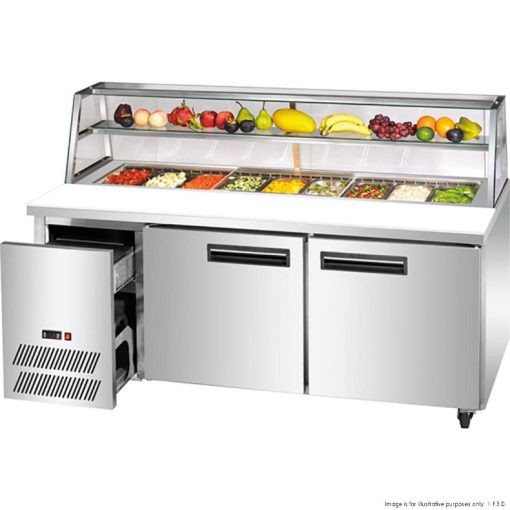 Thermaster two large door DELUXE Sandwich Bar - SCB/18