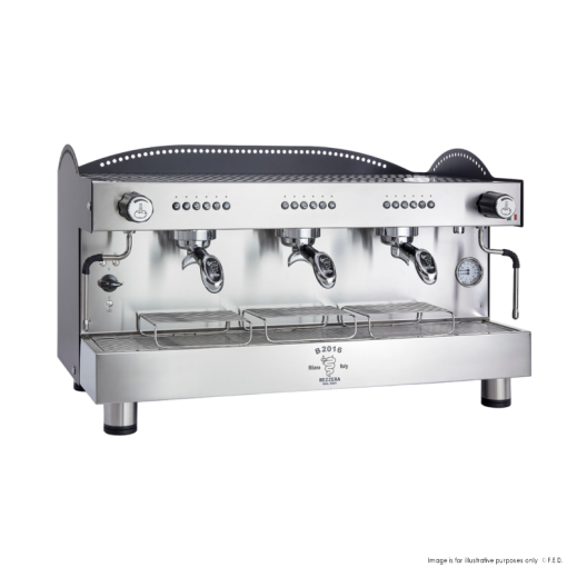 Bezzera 3L Black 3-Group Professional Espresso Machine
