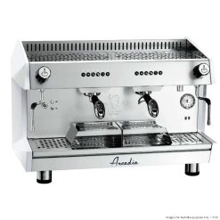 ARCADIA Professional Espresso coffee machine SS polish white 2 Group - ARCADIA-G2