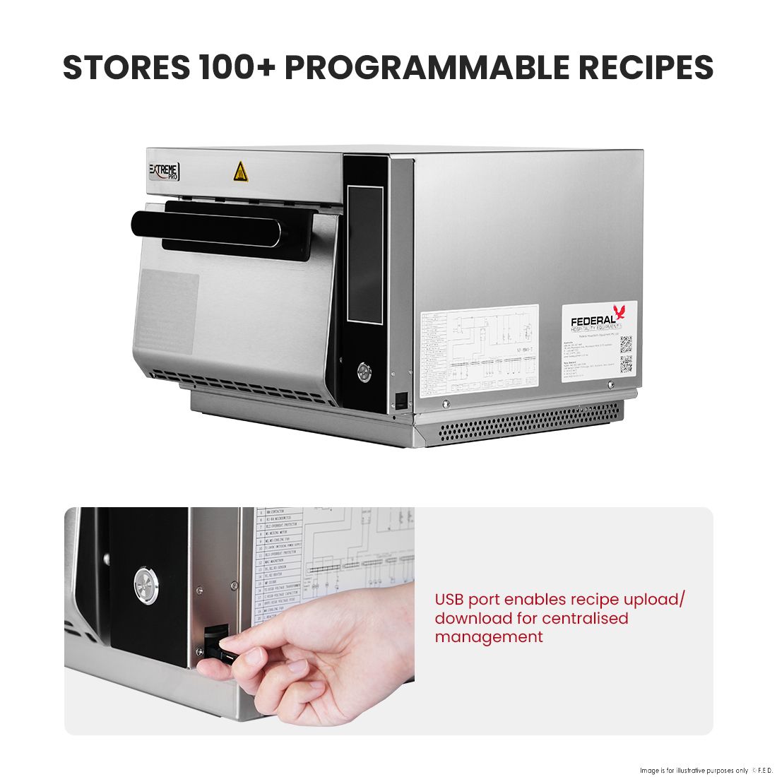 ExtremePro Speed Oven with Touchscreen - NP-MWO-T 4 ExtremePro Speed Oven with Touchscreen - NP-MWO-T - Image 4