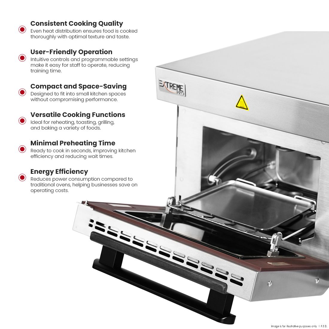 ExtremePro Speed Oven with Touchscreen - NP-MWO-T 7 ExtremePro Speed Oven with Touchscreen - NP-MWO-T - Image 7