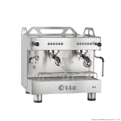 Bezzera OTTO Silver Compact 2 Group Espresso Machine BZOTTOCDE2IS1