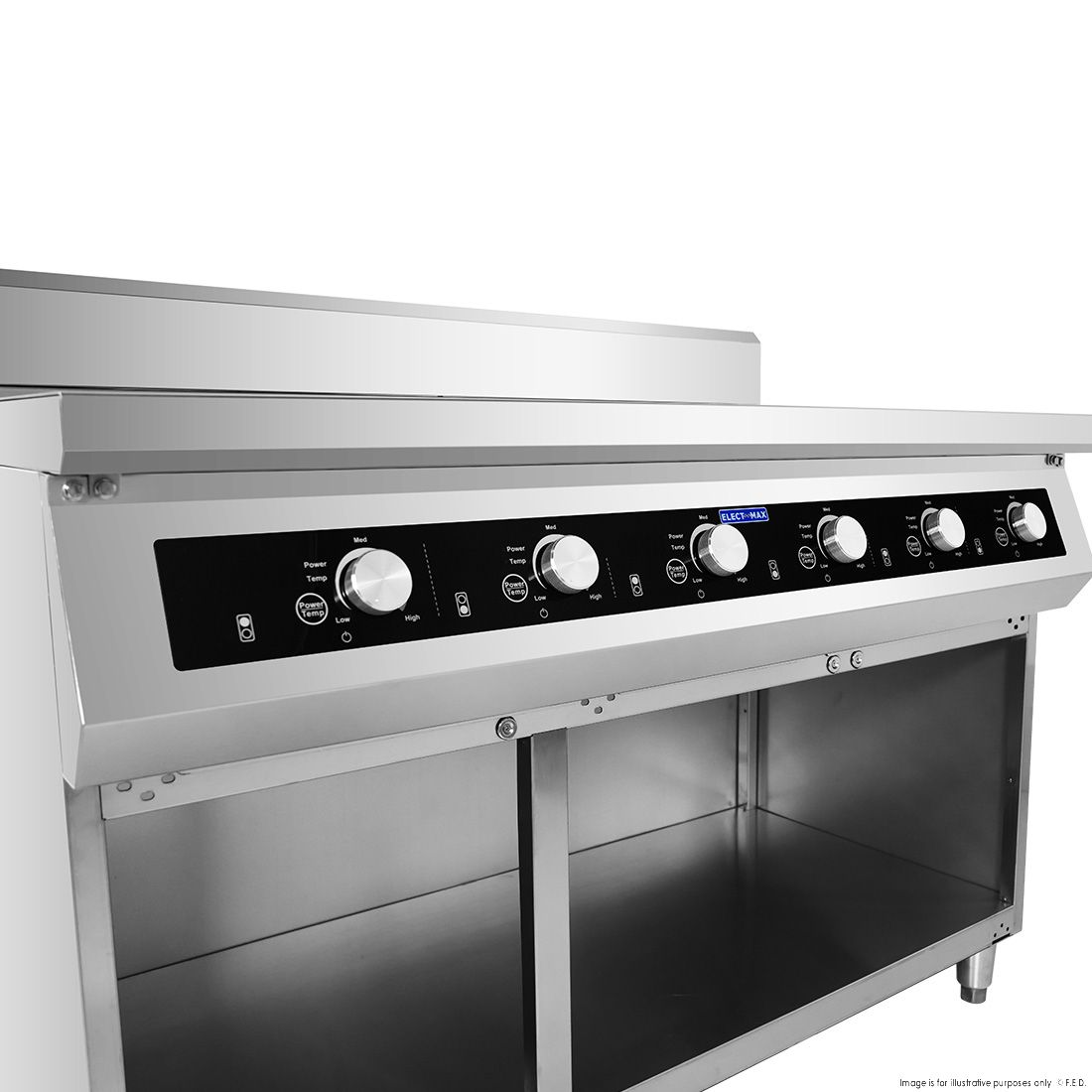 ElectMax 900 Series Induction 6 Burner Cooker with Splashback EIC9-1200P 8 ElectMax 900 Series Induction 6 Burner Cooker with Splashback EIC9-1200P - Image 8