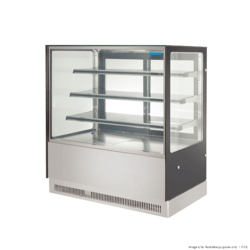 Bonvue Modern 3 Shelves Cake or Food Display - GAN-1200RF3 - Image 2