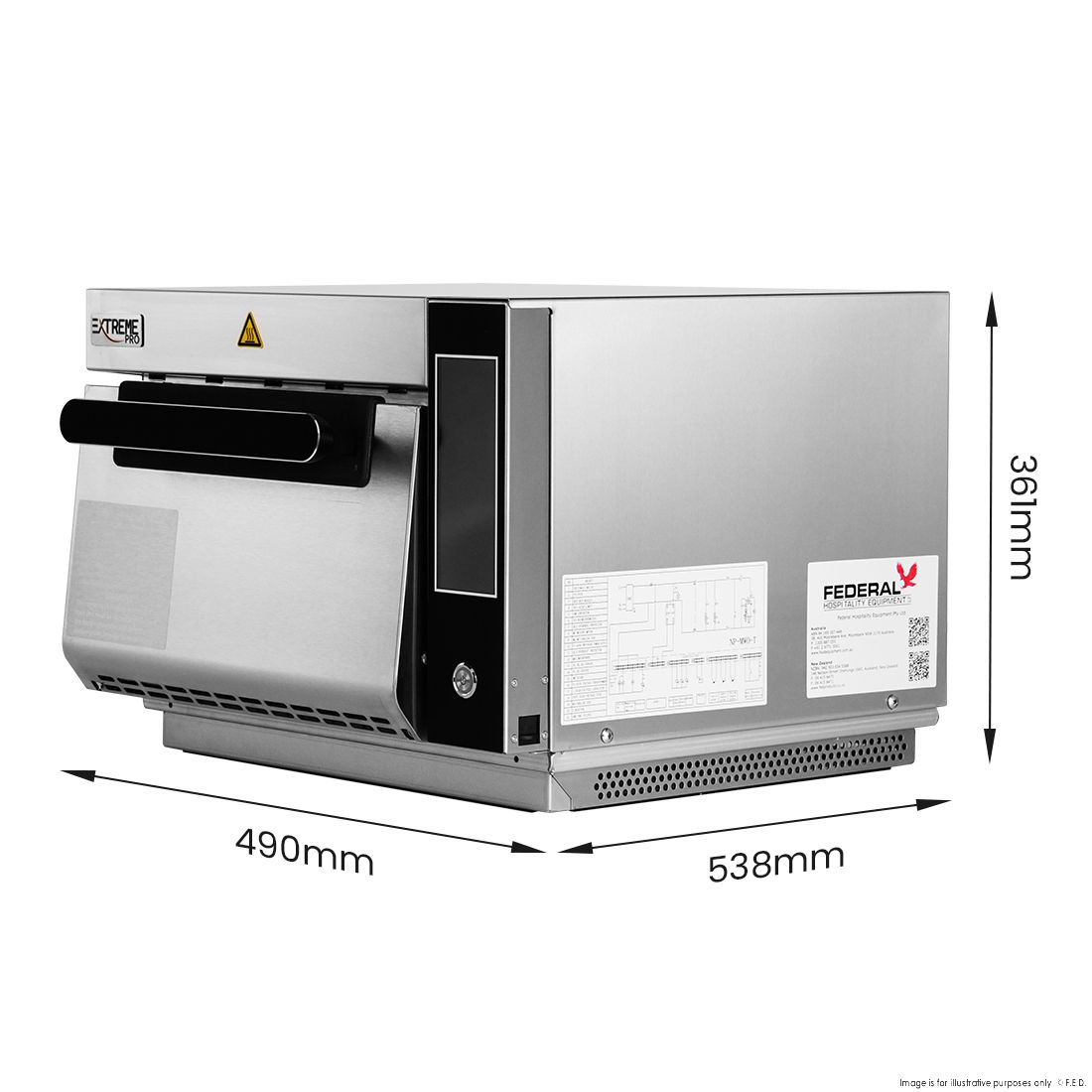 ExtremePro Speed Oven with Touchscreen - NP-MWO-T 2 ExtremePro Speed Oven with Touchscreen - NP-MWO-T - Image 2