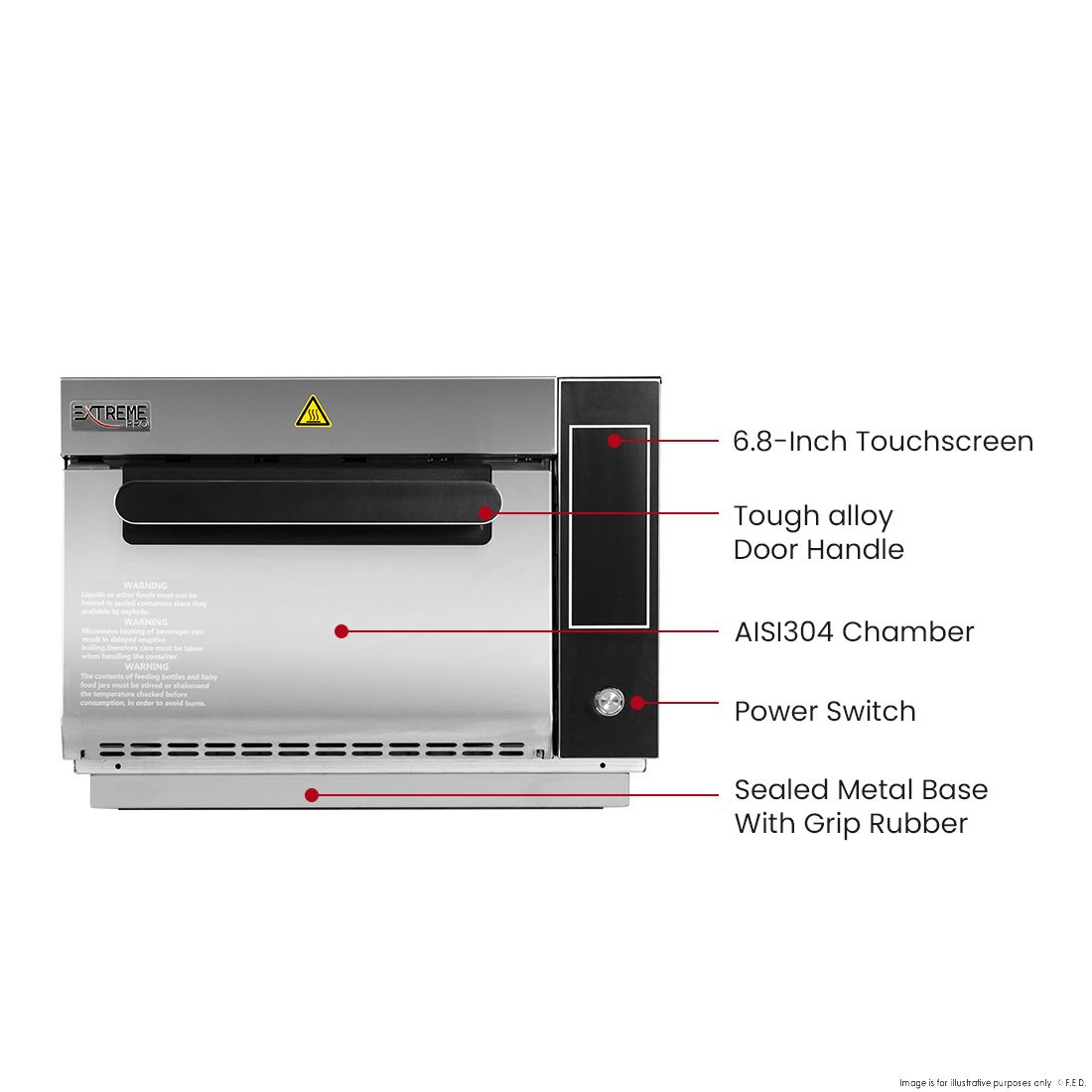 ExtremePro Speed Oven with Touchscreen - NP-MWO-T 3 ExtremePro Speed Oven with Touchscreen - NP-MWO-T - Image 3