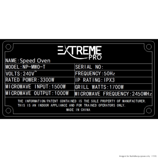 ExtremePro Speed Oven with Touchscreen - NP-MWO-T