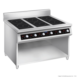 ElectMax 900 Series Induction 6 Burner Cooker with Splashback EIC9-1200P