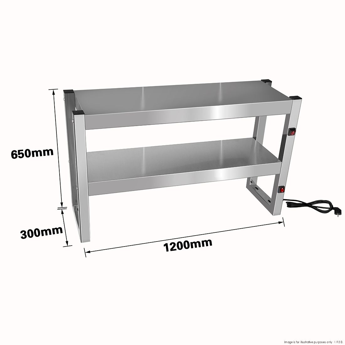 Benchstar Commercial Food Warmer with 6 Lamps – FW6L-122 2 Benchstar Commercial Food Warmer with 6 Lamps – FW6L-122 - Image 2