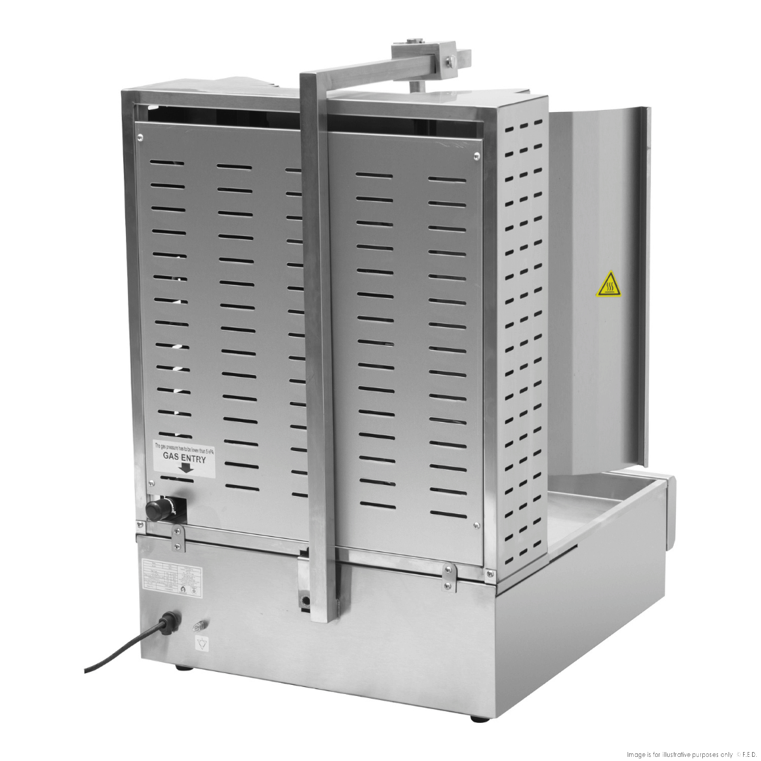 GasMax Semi-automatic 3 Burner NG Kebab Machine KB-3 5 GasMax Semi-automatic 3 Burner NG Kebab Machine KB-3 - Image 5