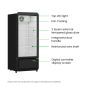 Thermaster Upright Glass Door Beverage Fridge - SDC-178B 3 Thermaster Upright Glass Door Beverage Fridge - SDC-178B - Image 3