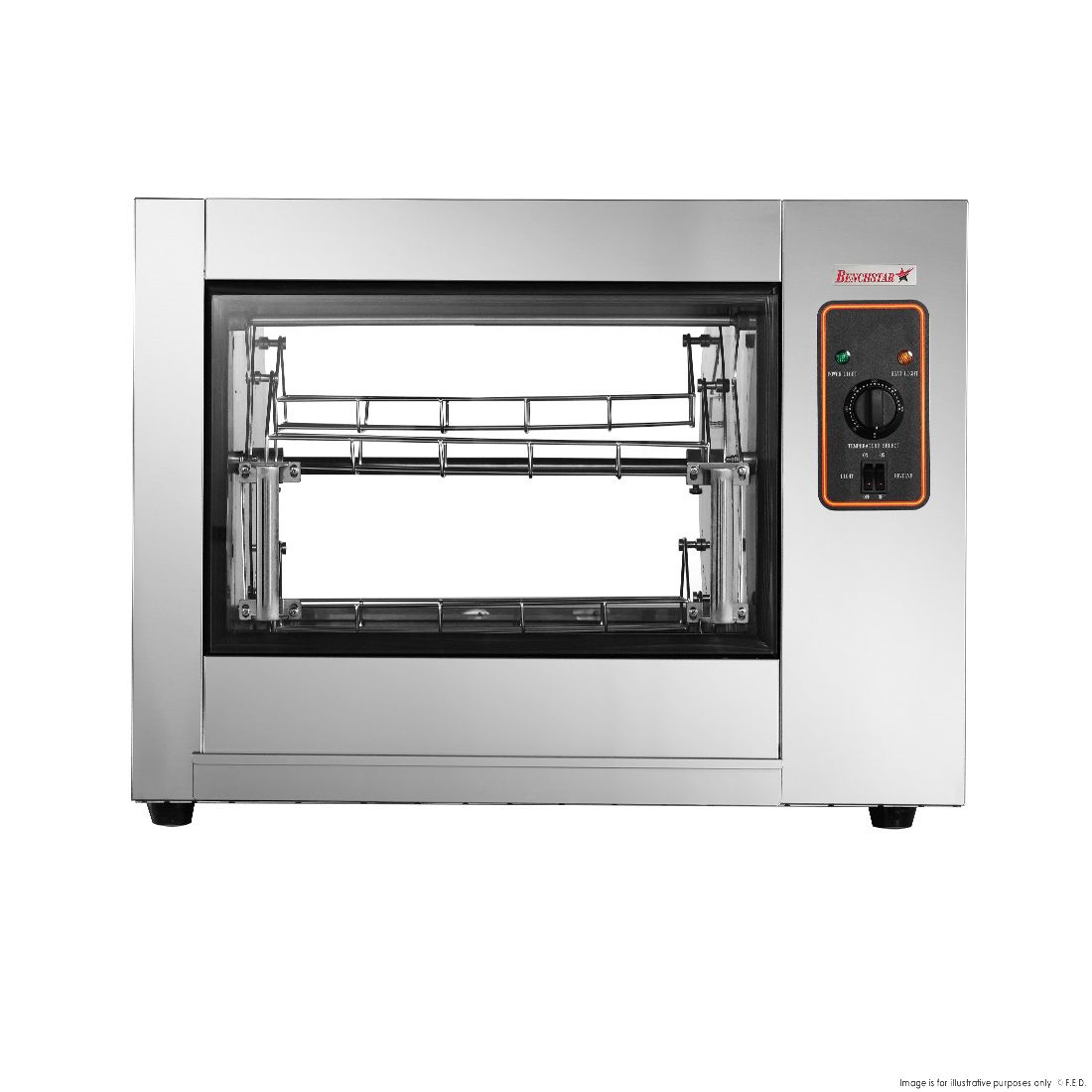 Benchstar Compact Heavy Duty Basket Rotisserie Fits 8-12 Birds YXD-266E 1 Benchstar Compact Heavy Duty Basket Rotisserie Fits 8-12 Birds YXD-266E