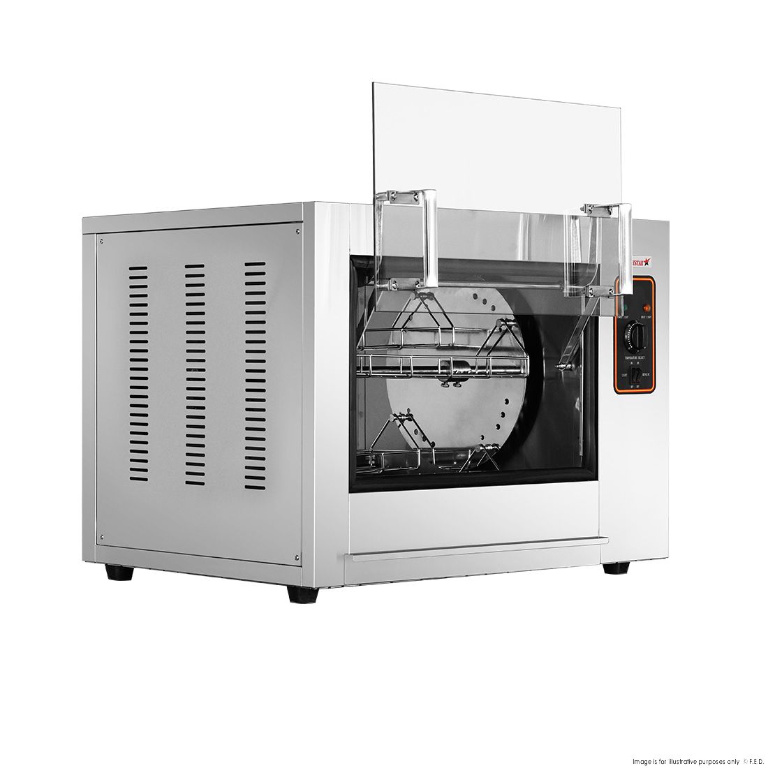 Benchstar Compact Heavy Duty Basket Rotisserie Fits 8-12 Birds YXD-266E 5 Benchstar Compact Heavy Duty Basket Rotisserie Fits 8-12 Birds YXD-266E - Image 5